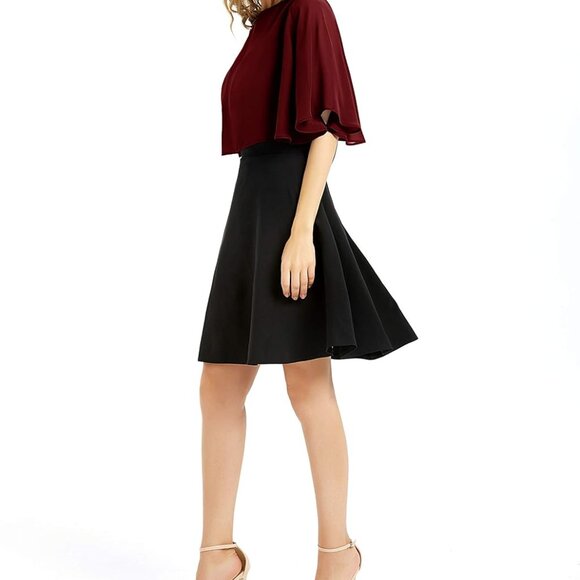 Women's Soft Chiffon Shawl Wraps Shrug for Evening Dress Wedding Cape Bolero Fla - Picture 2 of 6